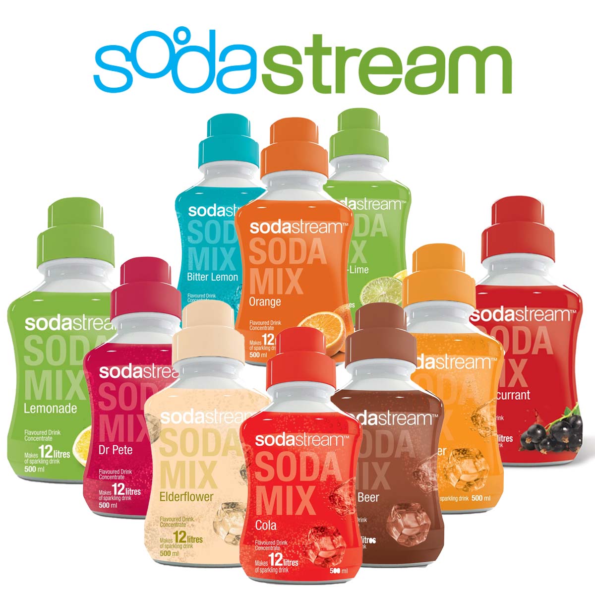 Sodastream Concentré Saveur Cidre sans Alcool 500ml 